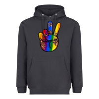 Smoke pride leopard peace hand Heavyweight Hoodie - JahusDesignShop