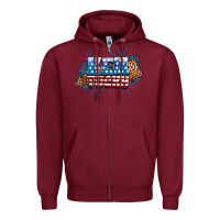 Burgundy Fourth of July Kentucky Zipper Hoodie - Neo Western