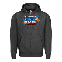 Charcoal Heather Fourth of July Kentucky Zipper Hoodie - Neo Western