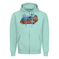 Seafoam Fourth of July Kentucky Zipper Hoodie - Neo Western