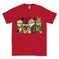 Red pet groomer coffee cups Classic Tee - Zillion Design Studio