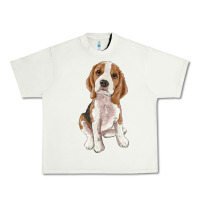 Pistachio beagle Urban Heavy Tee - RanaPortraitStore