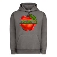 Pigment Tornado teacher life with apple Urban Hoodie - NancyCooperArtShop