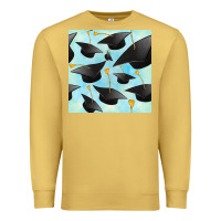 Antique Gold graduation cap seamless pattern Premium Sweatshirt - BundleAndBundleShop