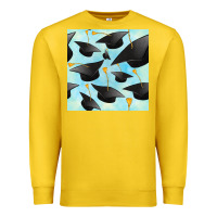 Lemon graduation cap seamless pattern Premium Sweatshirt - BundleAndBundleShop