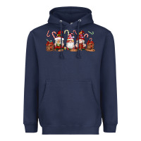 Navy Christmas Gnomes Heavyweight Hoodie - Artiststas