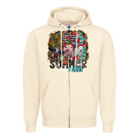 Sandshell summer farm Zipper Hoodie - SublimationCraftShop