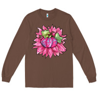 Chestnut sunflower pumpkin breast cancer Long Sleeve Tee - Zillion Design Studio