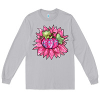 Moon Dust sunflower pumpkin breast cancer Long Sleeve Tee - Zillion Design Studio
