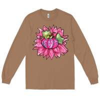 Toasted Coconut sunflower pumpkin breast cancer Long Sleeve Tee - Zillion Design Studio