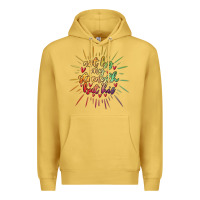 Antique Gold not by my strength but his Premium Hoodie - MaliasSmallBusiness