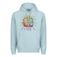 Blue Mist not by my strength but his Premium Hoodie - MaliasSmallBusiness