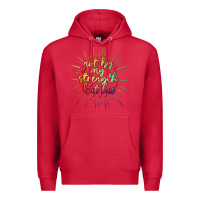 Cardinal not by my strength but his Premium Hoodie - MaliasSmallBusiness