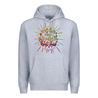 Heather Grey not by my strength but his Premium Hoodie - MaliasSmallBusiness