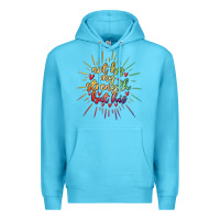 Ocean Blue not by my strength but his Premium Hoodie - MaliasSmallBusiness