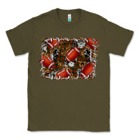 Army Green christmas football Classic Tee - RanaPortraitStore