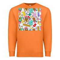 Carrot back to school seamless pattern Premium Sweatshirt - BundleAndBundleShop