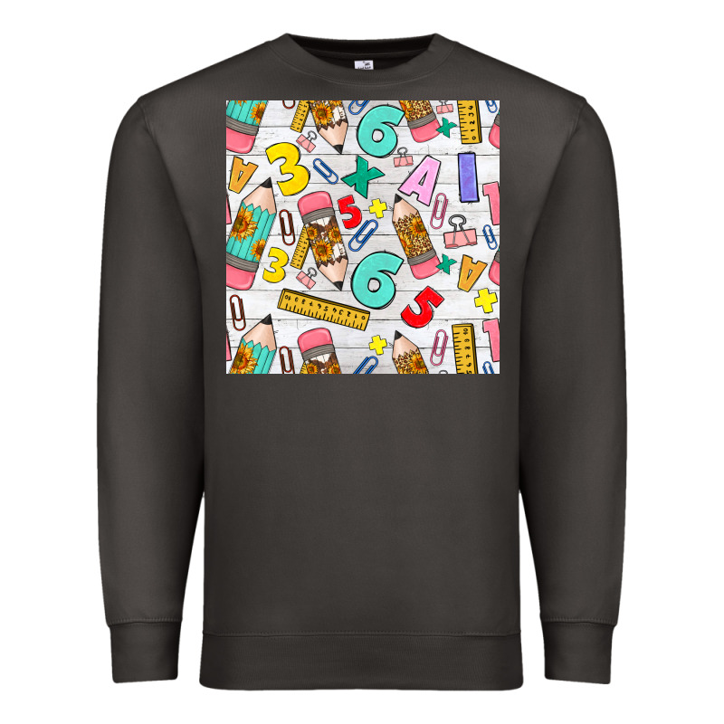 Back To School Seamless Pattern Premium Sweatshirt by BundleAndBundleShop | Teevron