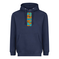 Navy autumn Heavyweight Hoodie - BundleAndBundleShop