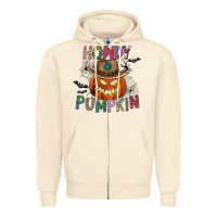 Sandshell howdy pumpkin Zipper Hoodie - CowhideDigitalArt