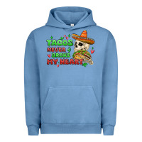 Pigment Pebble Blue baby its cold outside skeleton Urban Hoodie - MaliasSmallBusiness