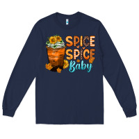 Navy spice spice baby Long Sleeve Tee - Zillion Design Studio