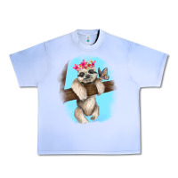 Grape Ice baby sloth Urban Heavy Tee - RanaPortraitStore