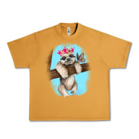 Peanut Butter baby sloth Urban Heavy Tee - RanaPortraitStore