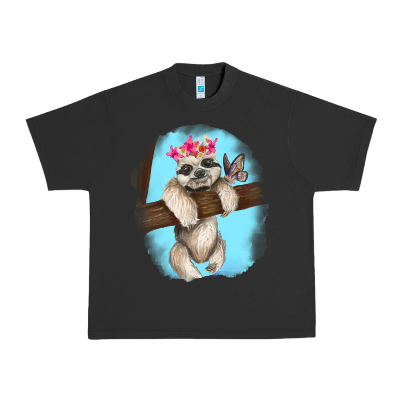 Baby Sloth Urban Heavy Tee by RanaPortraitStore | Teevron