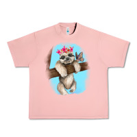 Salmon baby sloth Urban Heavy Tee - RanaPortraitStore
