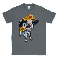 Charcoal Heather heifer cow Classic Tee - RanaPortraitStore