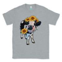Heather Grey heifer cow Classic Tee - RanaPortraitStore
