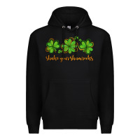 Black shake your shamrocks Premium Hoodie - AdoDesignShop