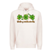 Pale Pink shake your shamrocks Premium Hoodie - AdoDesignShop