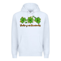 White shake your shamrocks Premium Hoodie - AdoDesignShop