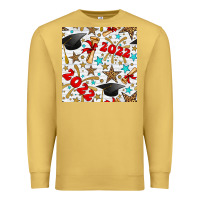 Antique Gold graduation 2022 seamless pattern Premium Sweatshirt - BundleAndBundleShop