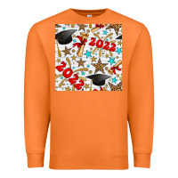 Carrot graduation 2022 seamless pattern Premium Sweatshirt - BundleAndBundleShop