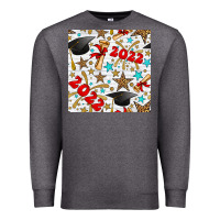Charcoal Heather graduation 2022 seamless pattern Premium Sweatshirt - BundleAndBundleShop