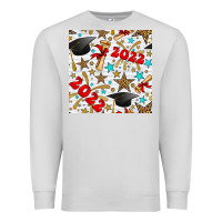 Dove Grey graduation 2022 seamless pattern Premium Sweatshirt - BundleAndBundleShop