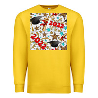 Lemon graduation 2022 seamless pattern Premium Sweatshirt - BundleAndBundleShop