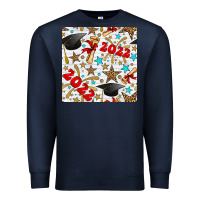 Navy graduation 2022 seamless pattern Premium Sweatshirt - BundleAndBundleShop