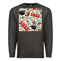 Smoke graduation 2022 seamless pattern Premium Sweatshirt - BundleAndBundleShop