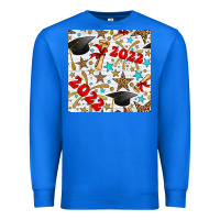 True Royal graduation 2022 seamless pattern Premium Sweatshirt - BundleAndBundleShop