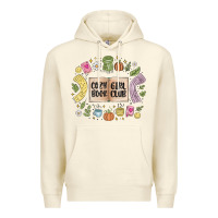 Sandshell cozy book girl club Premium Hoodie - MaliasSmallBusiness