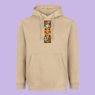 Autumn Squirrel Heavyweight Hoodie Designed By Bundleandbundleshop