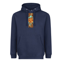 Navy autumn squirrel Heavyweight Hoodie - BundleAndBundleShop