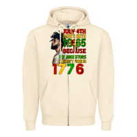 Sandshell July 4th Juneteenth 1865 Zipper Hoodie - CowGirlArtShop