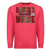 Cardinal santa's favorite nurse Premium Sweatshirt - Jasminsmagicworld