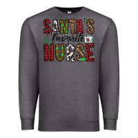 Charcoal Heather santa's favorite nurse Premium Sweatshirt - Jasminsmagicworld