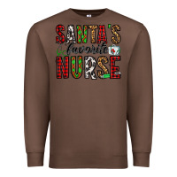 Chestnut santa's favorite nurse Premium Sweatshirt - Jasminsmagicworld